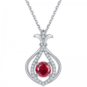 Uusi muoti korut 925 Sterling hopea Rhodium-pinnoitus Cubic Zircon riipus kaulakorunaisille lahja